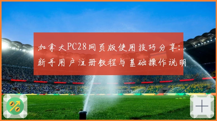 加拿大PC28网页版使用技巧分享：新手用户注册教程与基础操作说明详解